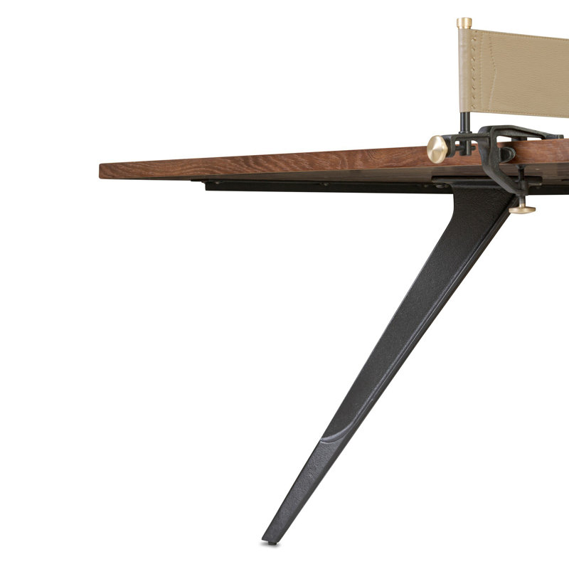 Ping Pong Table-Ebonized Oak Veneer, Brown Wood
