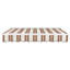 Store banne motorisé rétractable Awntech Destin Right, 7,3 m x 3 m, bleu poussiéreux-10696349-10696352-10768219