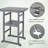 3 Piece Outdoor Adirondack Bar Chairs And Table-1265557294