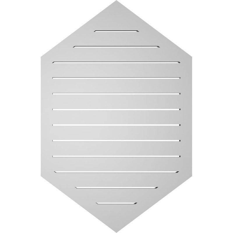 Pente verticale verticale en uréthane 9 pi, H 1,5 po x l 26 po x L 40 po