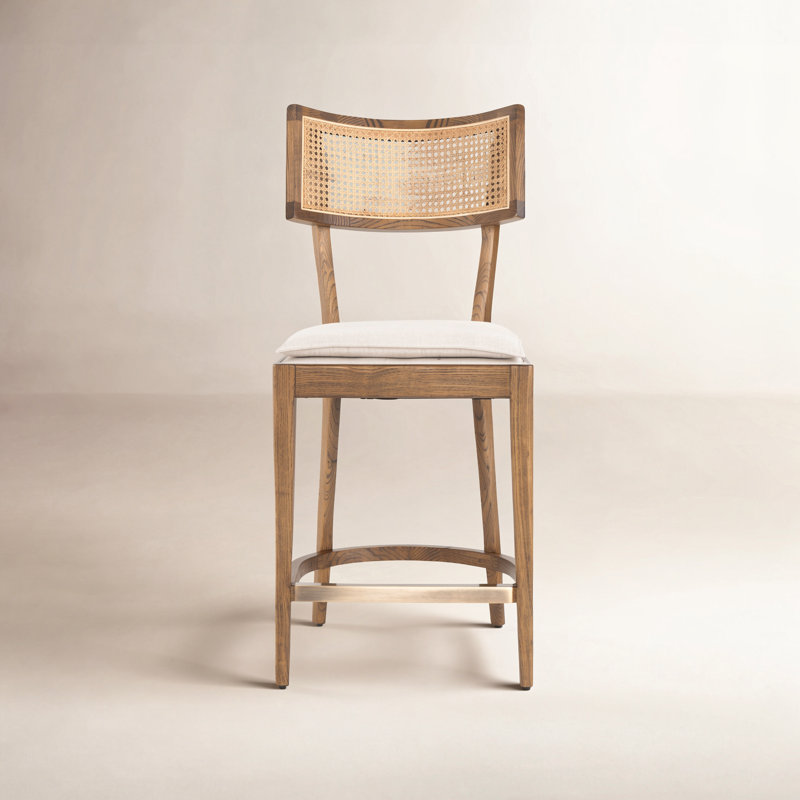 Britt Counter & Bar Stool, Cream, Counter Stool (26" Seat Height), Light Natural