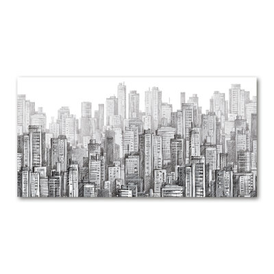 Skyscrapers - Wrapped Canvas Print