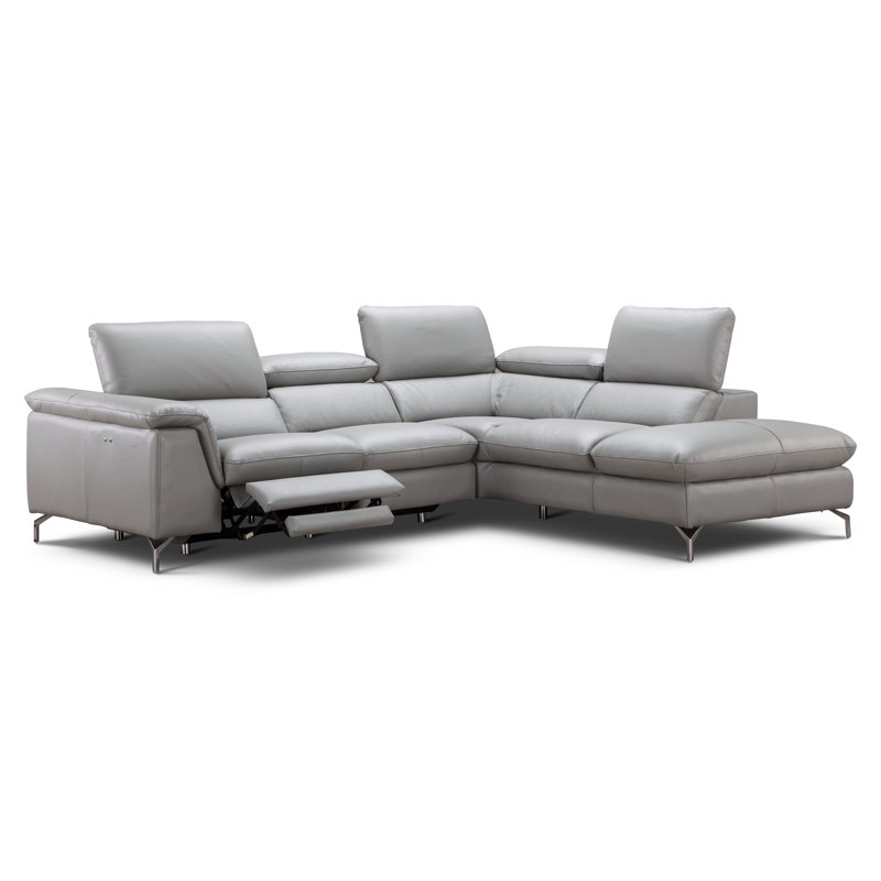 Eatonton Upholstered Power Reclining L-Shaped Sectional, Right Hand Facing