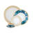 Gold Exotic 6.65'' Porcelain China Appetizer Plate