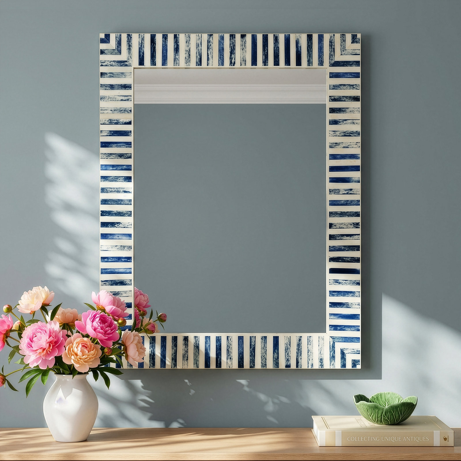 Demson 24" Accent Mirror, Blue