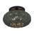 Deluna 3 Light Black Large Semi-flush