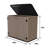 Outdoor 4 ft. 2 in. W x 2 ft. 5 in. D Weather-Resistant Plastic  Horizontal Storage Shed-73820086