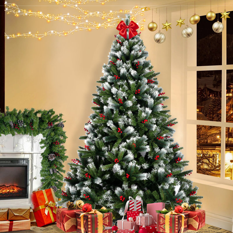 Arbre de Noël artificiel pin 7,5 pi - support inclus