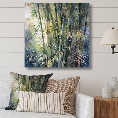 Goldenray " Green Floral Bamboo Bliss II "