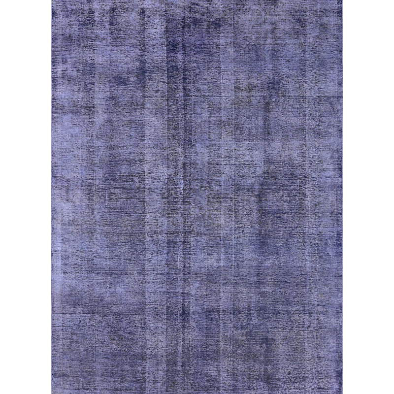 Tapis bleu foncé Rewis, Rectangle 8 pi x 10 pi