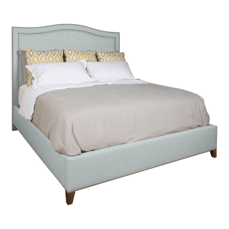 Caroline/Casey Upholstered Bed, Havana, Tarbee Pebble, King