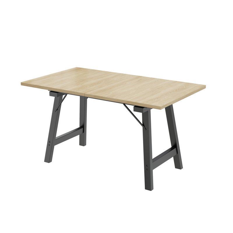 Andrek Extendable Metal Base Dining Table