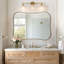 Miroir de salle de bain Contemporary Cadre en acier inoxydable-269572705-296120456