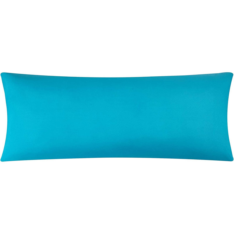 Housse de coussin en microfibre, Bleu océan