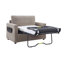 Canapé-lit convertible avec matelas pliable, table d'appoint, ports USB et pochette de rangement pour une vie moderne-528455032