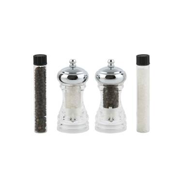 Silver Salt and Pepper Grinder Set