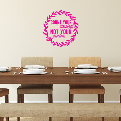Text & Numbers Non-Wall Damaging Wall Decal