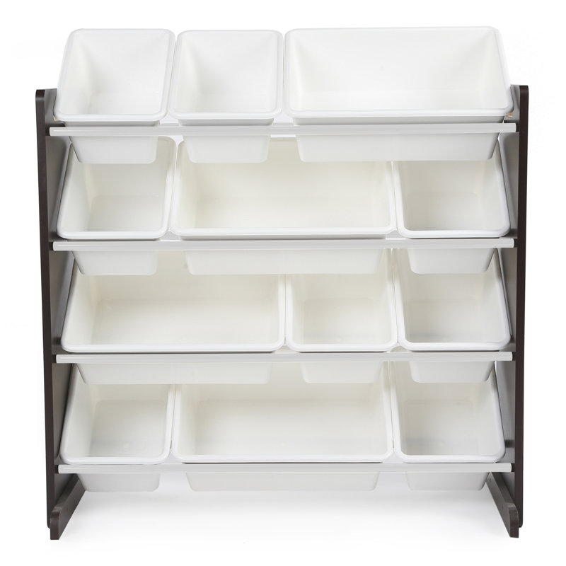 Kid's Toy Organiser, Espresso/White