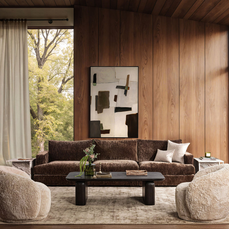 Ludwig Sofa, 37" H x 137" W x 43.5" D