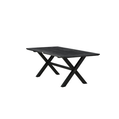 Dhairya Rectangular Metal Outdoor Bar Table , 200cm cm W 100cm cm D