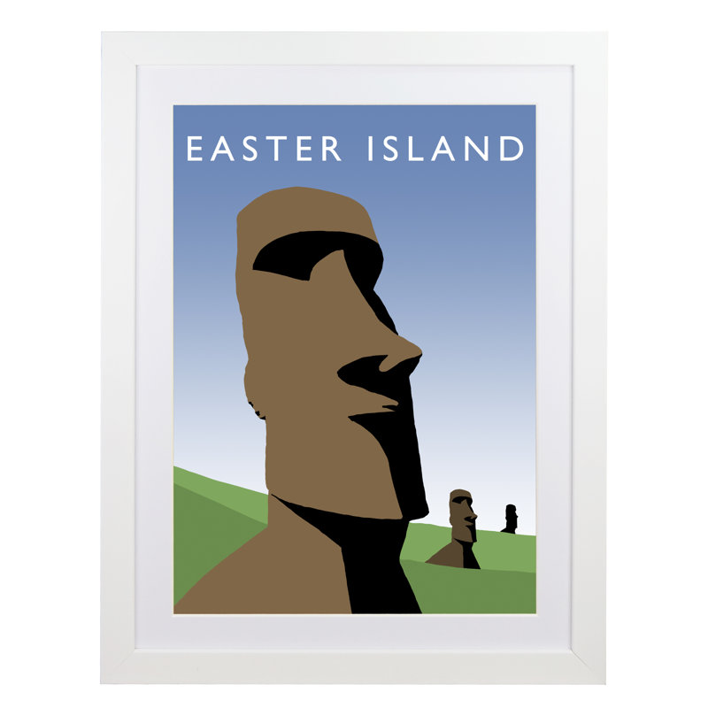 Edinburgh by Richard O'Neil - Print, White Wood Frame, 54 cm H x 44 cm W x 2.2 cm D
