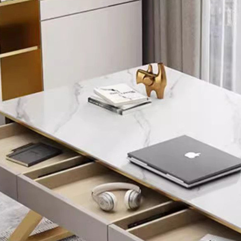 Bureau rectangulaire français, 29.52" H x 62.99" W x 23.62" D