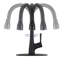 Robinet d'évier de cuisine noir mat High Arc avec installation facile et hauteur de 15,87 po pour l'entretien des taches dans les fermes