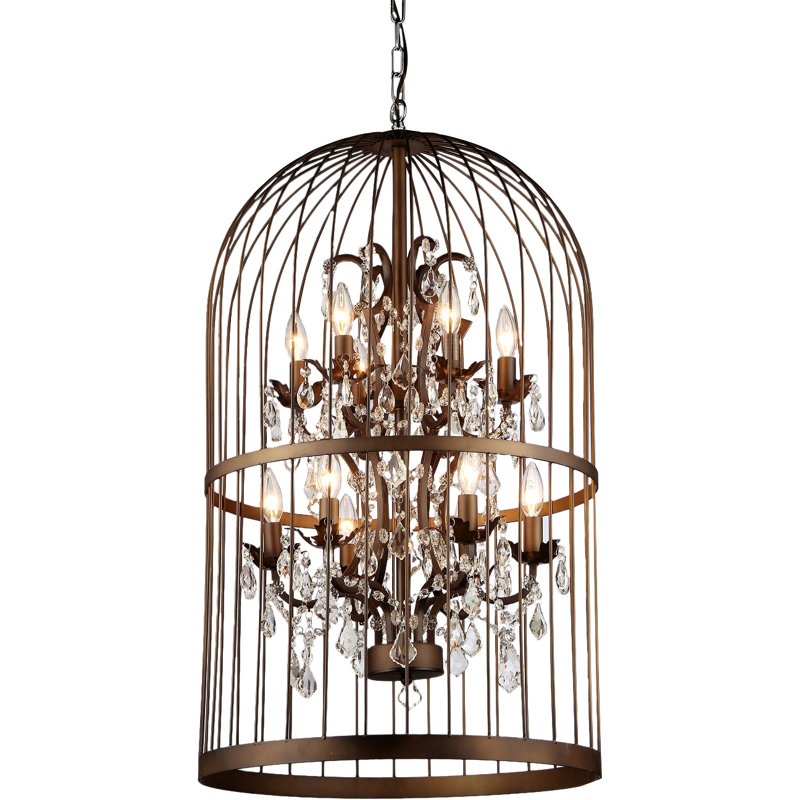 Lustre géométrique à 12 lumières Spofford