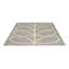 Wool Geometric Area Rug in Beige/Gray-265866675