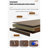 Rotating Bookshelf, 360 Display Corner Bookshelf for Small Space, 6 Tier Bookcase Storage Rack with Wheels, Wood Narrow Organizer for Bedroom, Living Room, Study Room, Walnut Brown,Shelves,Bookcase