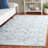 Rashea Ebony Hand Tufted Wool Cotton Floral Rug in Blue/Ivory-89984991