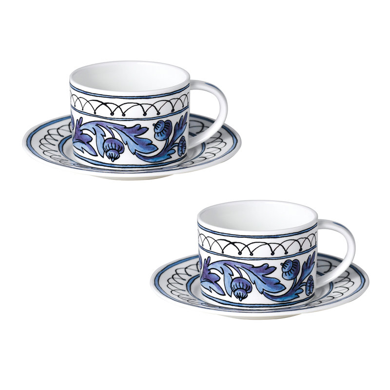 Tasse et soucoupe Blue Bird