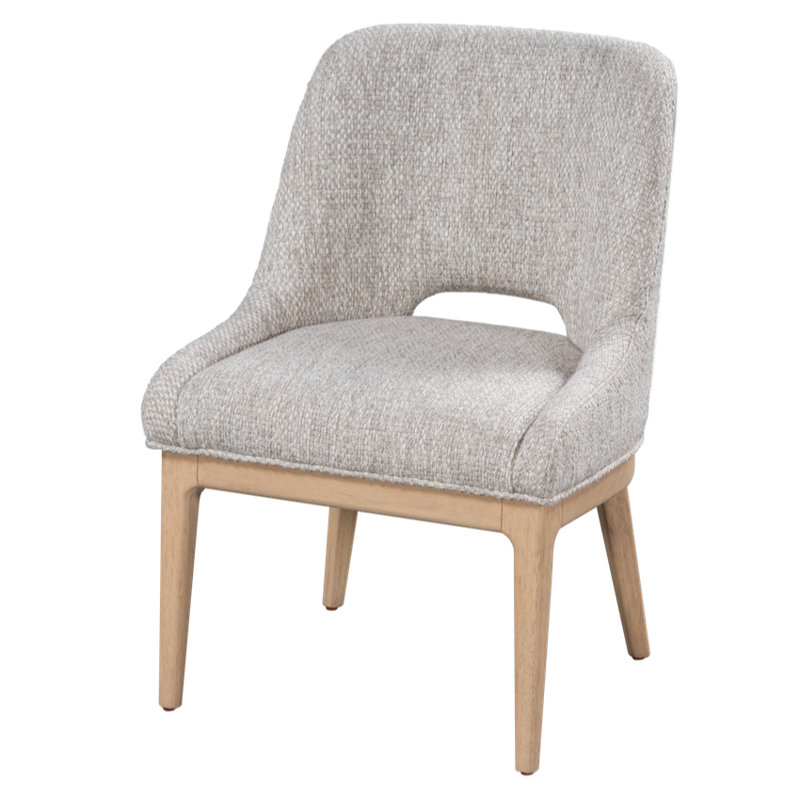 Cove Upholstred Wood Dining Chair Frothed LattePerformance Fabric