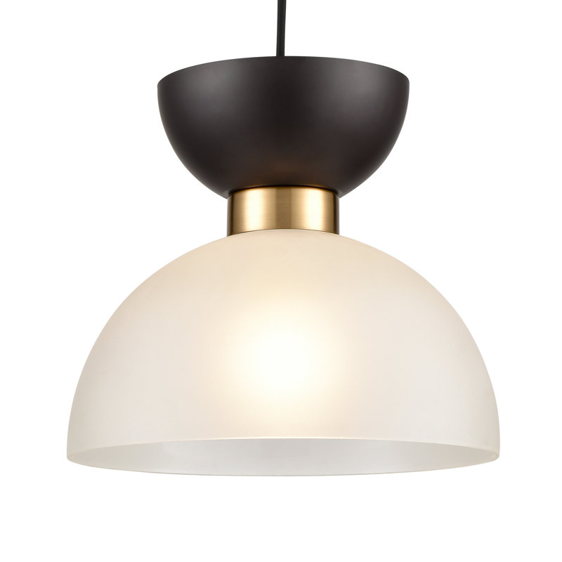 Softshot 12'' Wide 1-Light Pendant - Black
