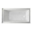 Baignoire alcôve rectangulaire en acrylique à 3 parois 60 pouces avec surface antidérapante Kingston-55204581