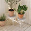 Support à plante en céramique pour l'intérieur et l'extérieur, ensemble de 2 supports à fleurs ronds en mosaïque pour porte-fleurs -660808650