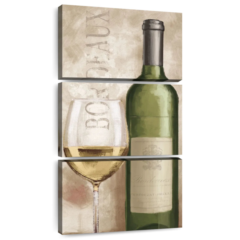 Vin blanc à Paris, H 32 po x l 15 po
