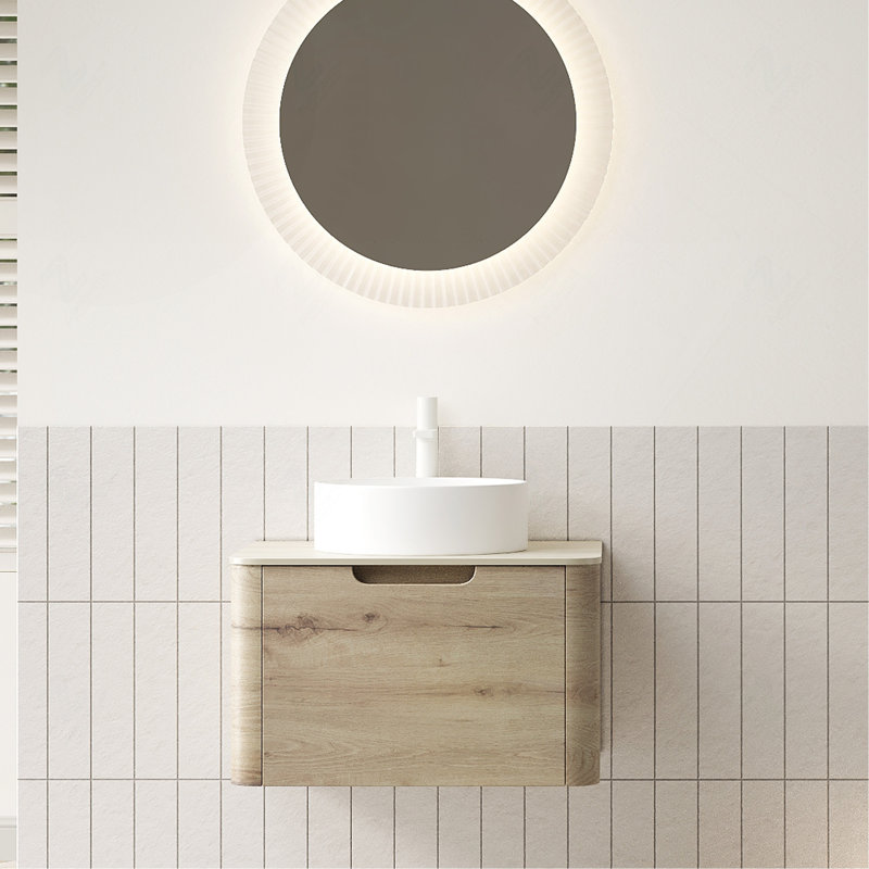 Single Bathroom Vanity with Solid Surface Top