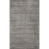 Gray Handwoven Wool Linen Texture Geometric Modern Contemporary Carpet Rug