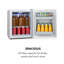 Klarstein 25m³ L Freestanding Mini Fridge-62758093