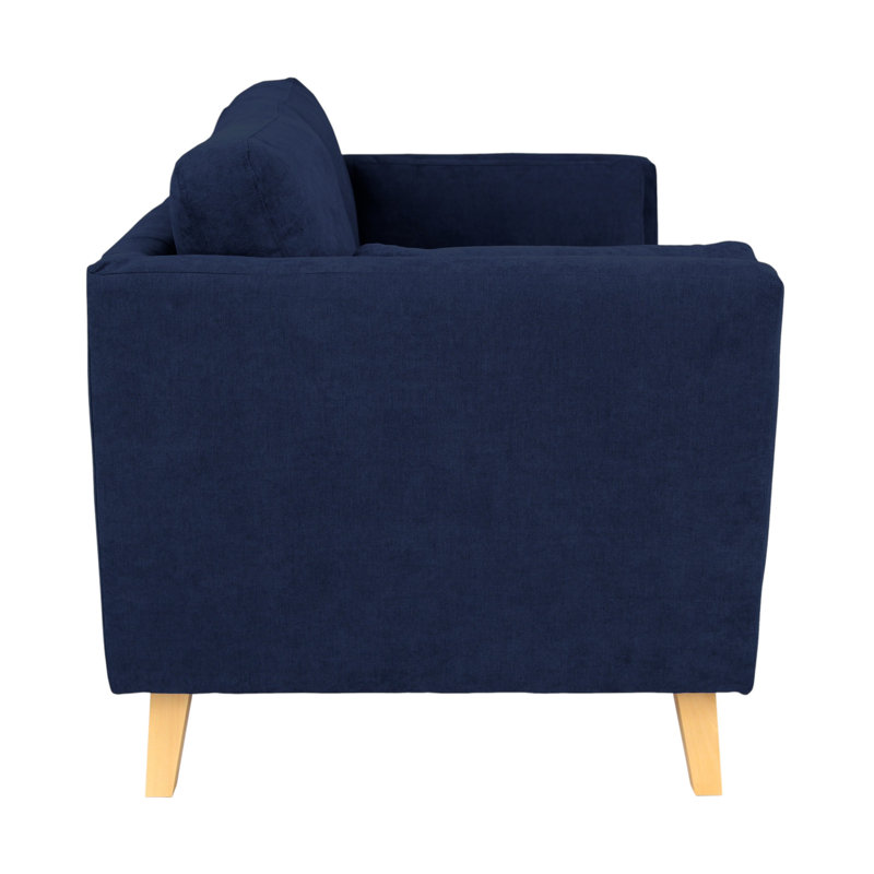 2 Seater Sofa & Chaise, Navy