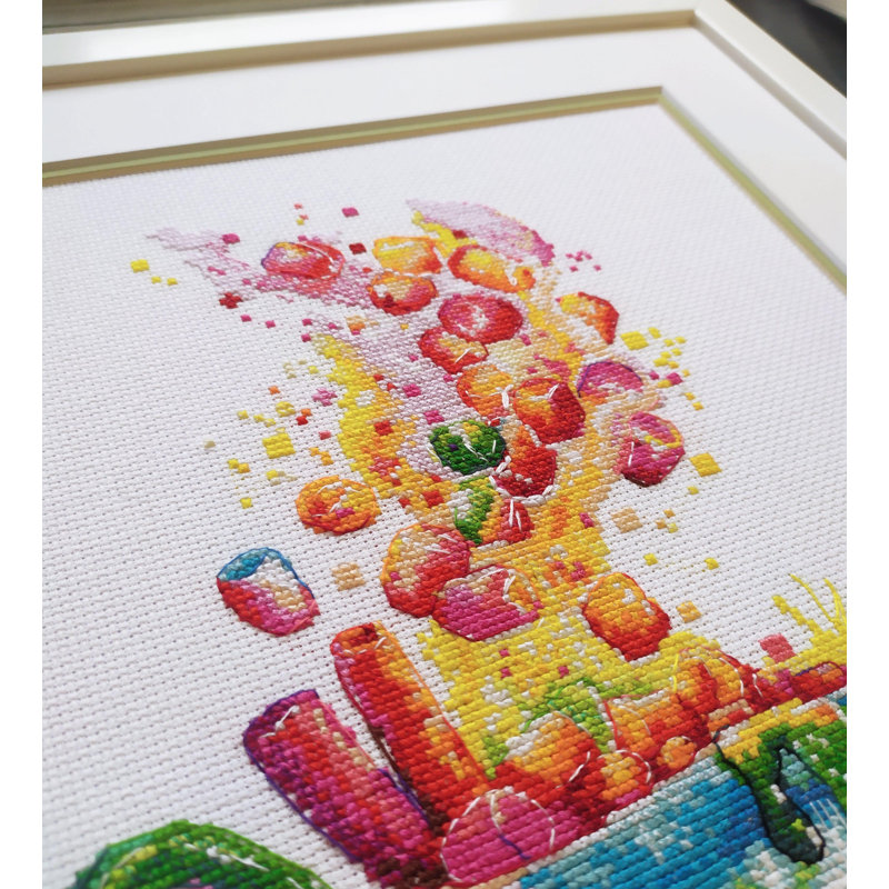 Kit de broderie au point de croix compté Magic Marshmallow 1436