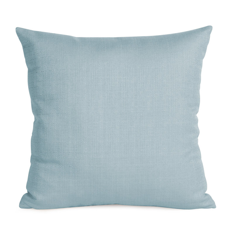 Randal 16" Throw Pillow Cover, Breeze, 20" H x 20" W x 4" D, Down Blend