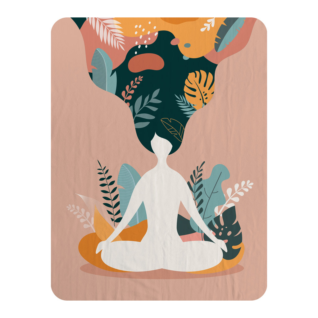 Donatan Mindfulness, Meditation and Yoga Woman Blanket