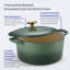Cocotte en fonte émaillée avec couvercle-108715188-108715189
