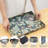 Modern Coffee Table Serving Tray With Handles For Living Room And Ottoman