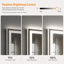 Miroir de salle de bain mural Iris l 20 po x H 30 po-762096665