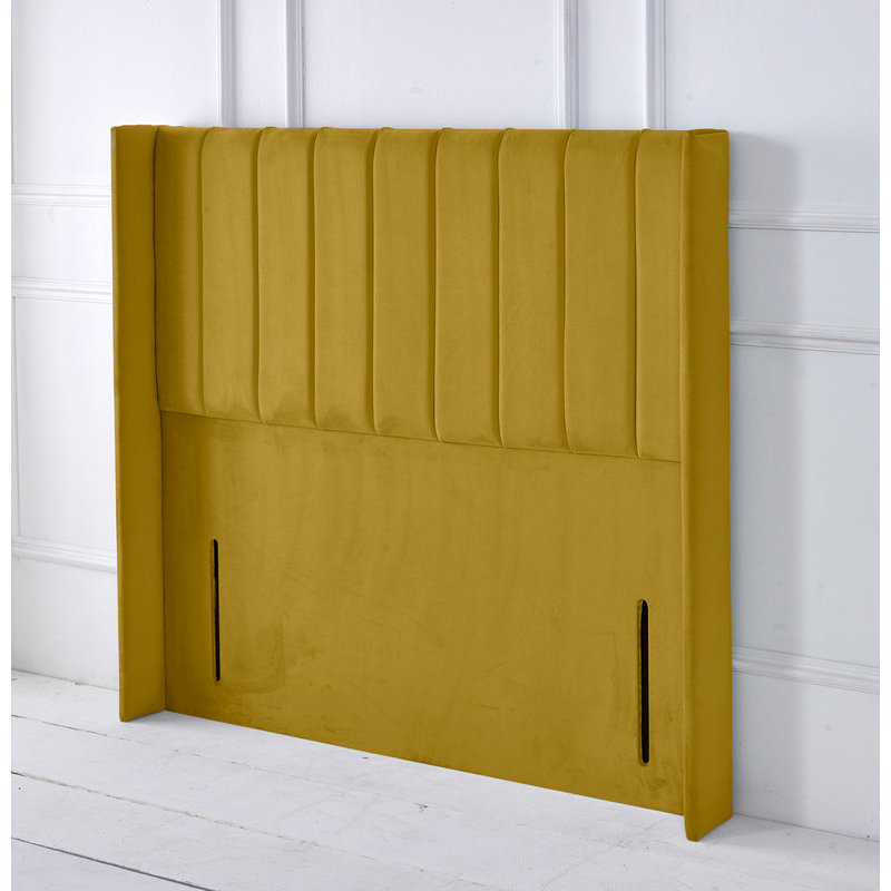 Upholstered Headboard, Turmeric, Single (3')