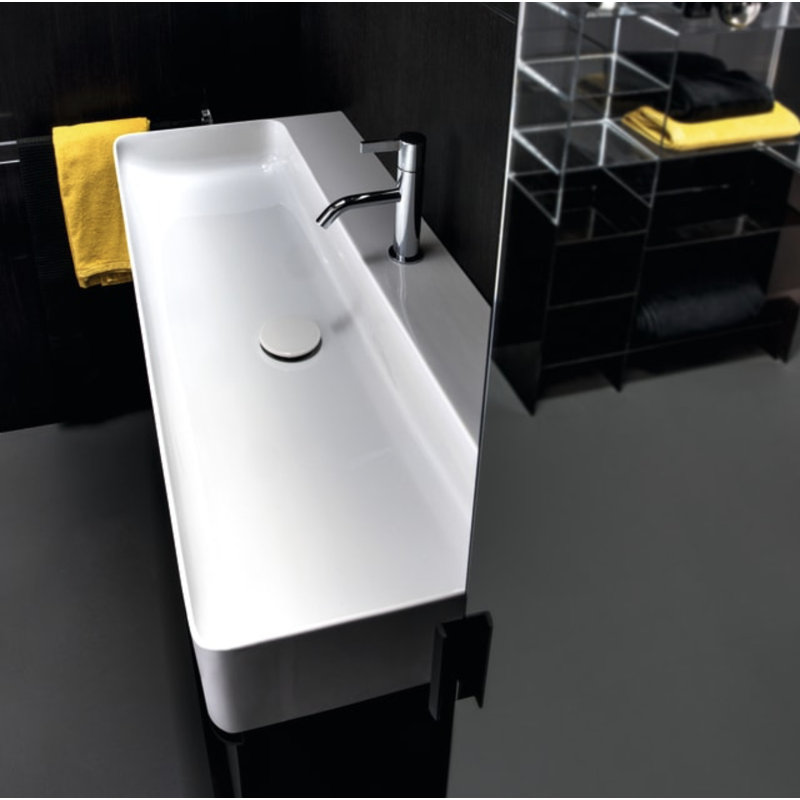 Val 37.4'' L Bathroom Sink, Without Hole