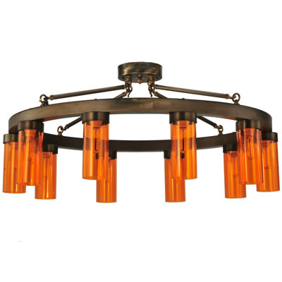 Clark 10 - Light Semi Flush Mount